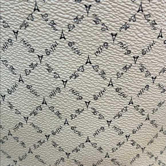 Latour Eiffel 1837 vintage Tan and Brown Patterned Tote Bag - Picture 5 of 10